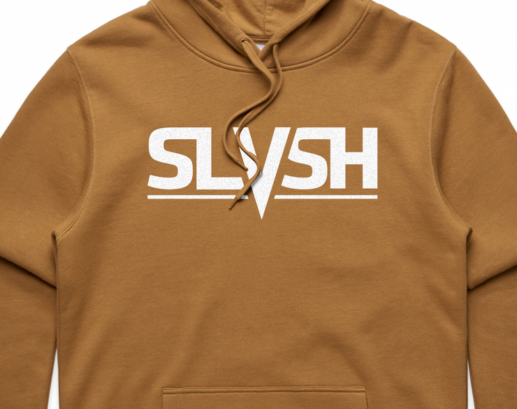 SLVSH Logo Hoodie - Riding Fit | Brown