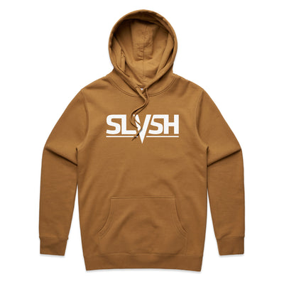 SLVSH Logo Hoodie - Riding Fit | Brown