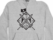 SLVSH x Champion Sword Hoodie | Heather Gray