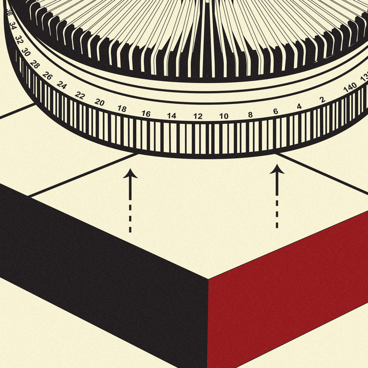 Slide Projector Tray Poster (Unframed)