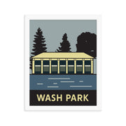 Distrychs™ City Series | Denver - Wash Park Poster (Framed)