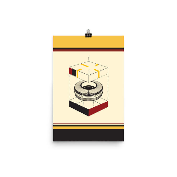 Slide Projector Tray Poster (Unframed)