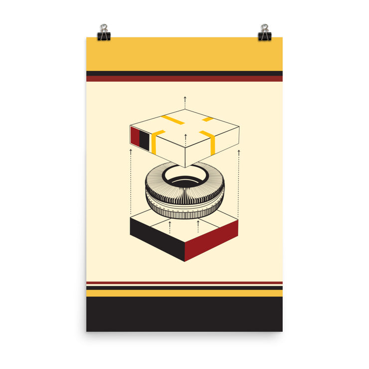 Slide Projector Tray Poster (Unframed)